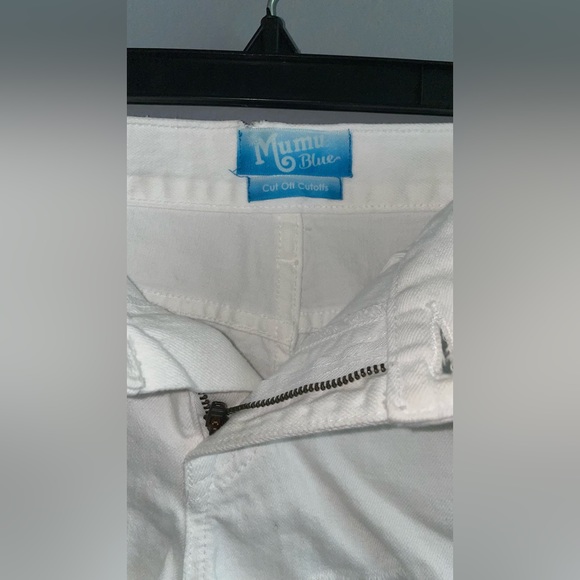 SMYM • White Cut-off shorts, size 29 - Picture 4 of 5